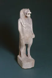 Beeldje van Taweret, godin van huwelijk en opvoeding, 2e-1e eeuw v.Chr.